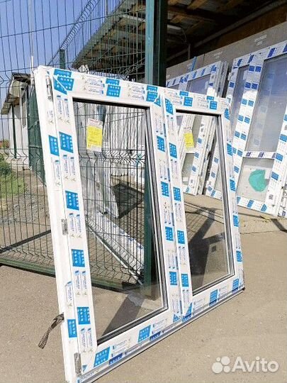 Пластиковые окна 1200х1200 мм