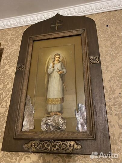 Икона Ангел Хранитель. Старая