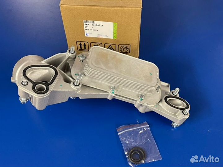 Корпус охладитель масляного фильтра Aveo Astra