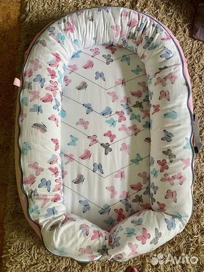 Кокон гнездышко для новорожденных loombee