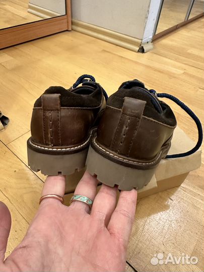 Ботинки школьные кожа Zara 33 размер