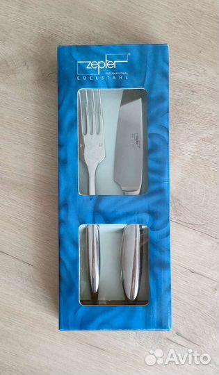 Нож вилка Zepter и щипцы для спагетти