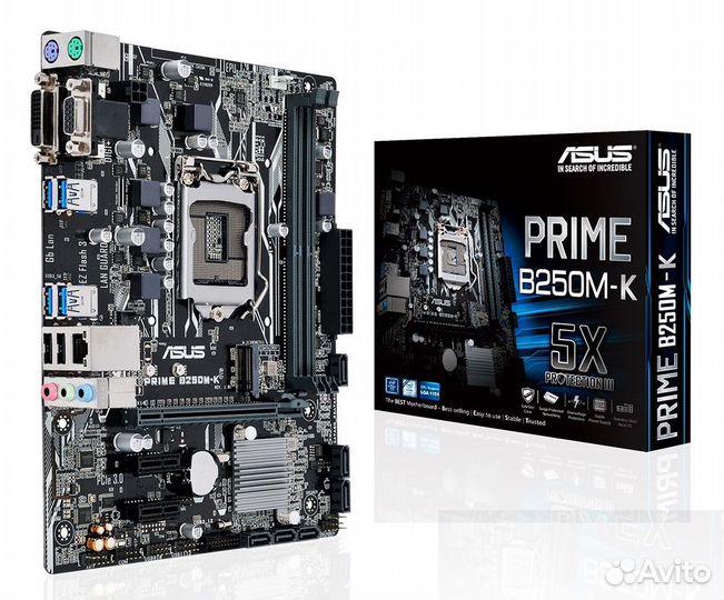 Материнская плата Asus Prime b250 m-k