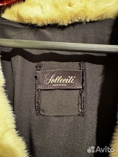 Шуба норковая белая Jolleciti 42 (S)