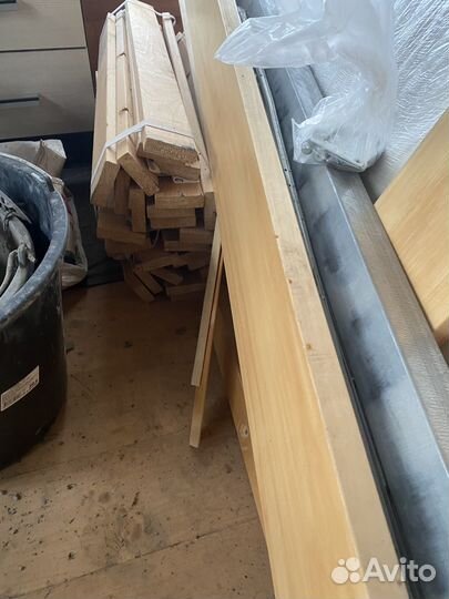 Двуспальная кровать с матрасом бу Икея