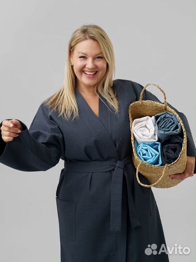 Халат банный вафельный Артикул 738 - 735