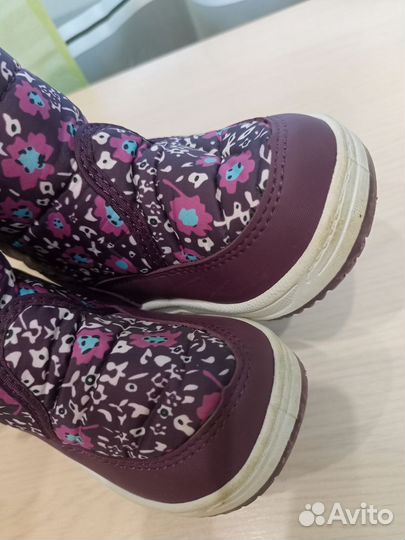 Сапоги зимние для девочки 21 размер