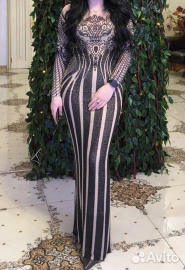 Вечернее турецкое платье