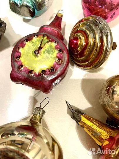 Антиквариат елочные игрушки СССР
