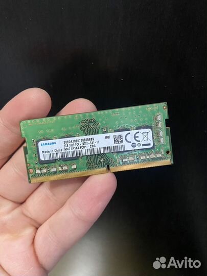 Оперативная память для ноутбука Samsung DDR4 8 гб