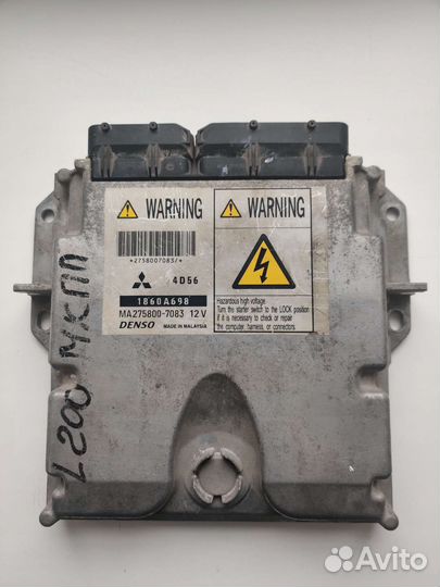 Эбу двигателя Mitsubishi L200 IV (1860A698)