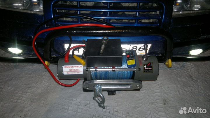 Лебедка электрическая Winch 12000lbsр (Кевлар)