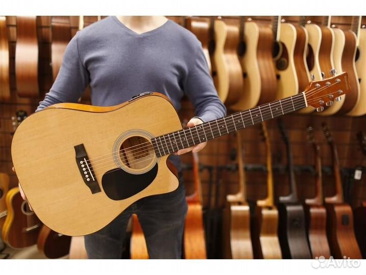 Martinez faw - 801 ceq электроакустическая гитара