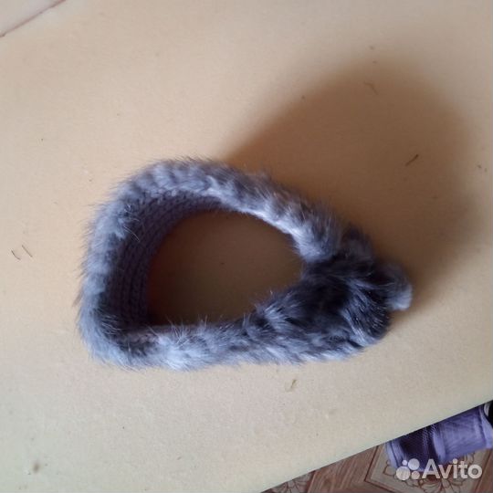 Повязка на голову норковая