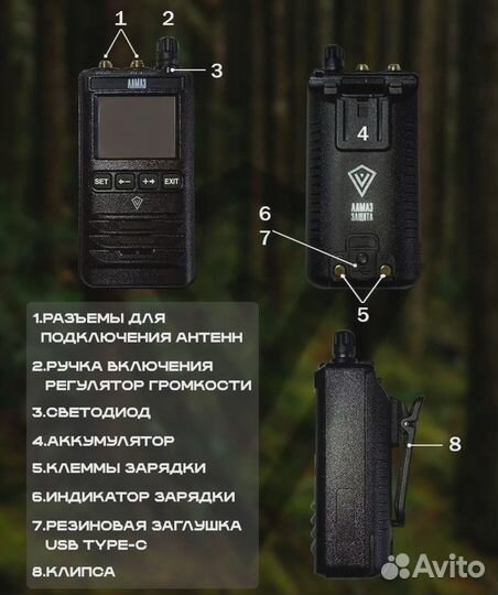 Детектор дронов алмаз - Премиум