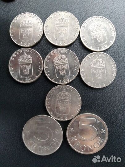 Шведские кроны обмен, продажа