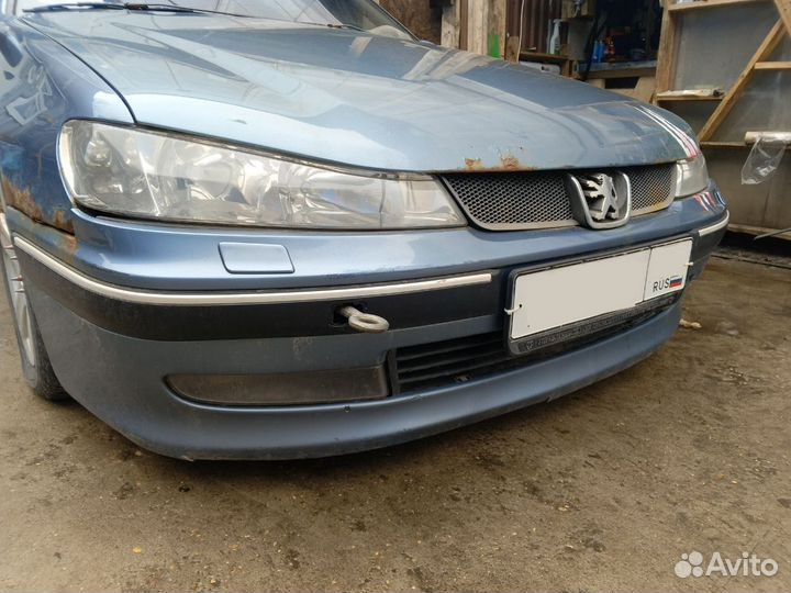 Бампер передний Peugeot 406 рестайлинг