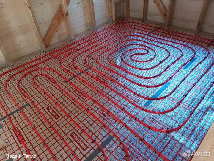 Теплый пол, радиаторы, котельная под ключ