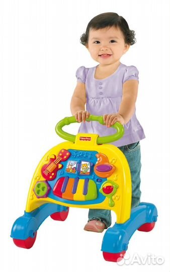 Fisher Price музыкальные ходунки каталка новые
