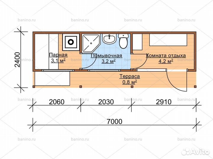 Готовые бани на заказ