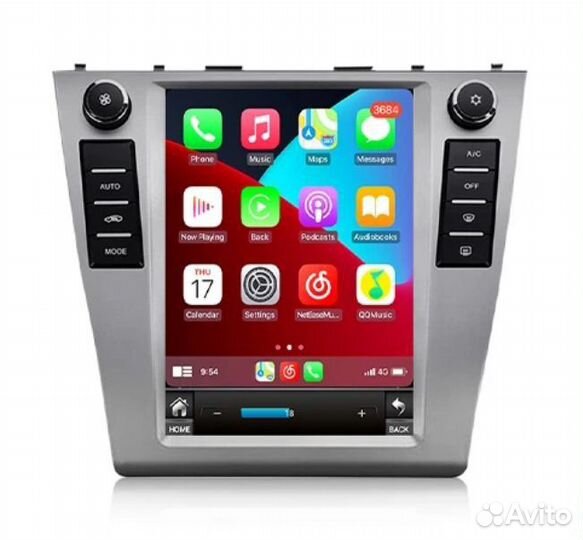 Магнитола Тойота Камри 40 2006-2011 Тесла стиль