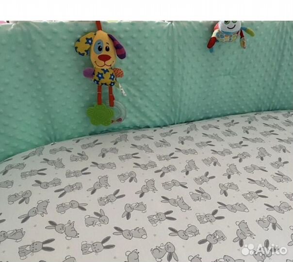 Бортики в кроватку 2шт