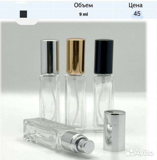 Пустые флаконы для духи