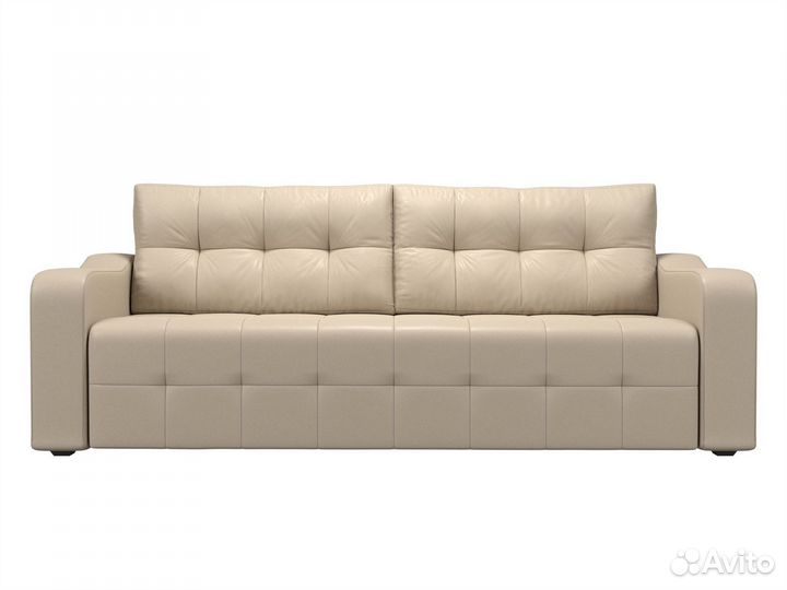 Диван прямой Лиссабон, экокожа, бежевый. Москва