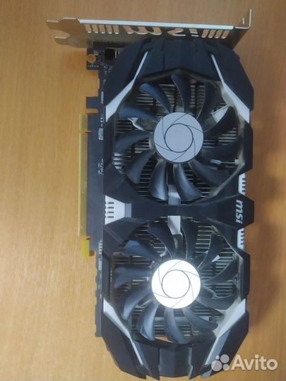 Видеокарта MSI GTX 1050 Ti 4Gb