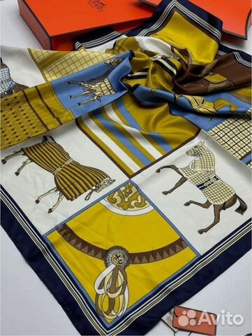 Платок шёлковый женский hermes