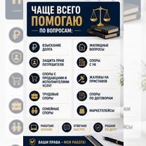 Составлю иск, жалобу, претензию. Юрист онлайн, Щёлково