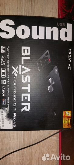 Creative X-Fi Sound Blaster Surround 5.1 Pro V3