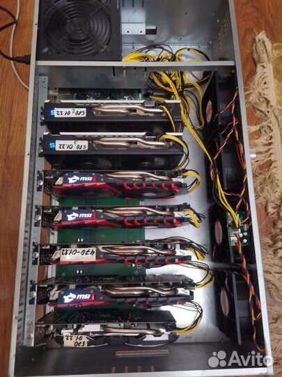 Тушка риг на 8 карт с блоком