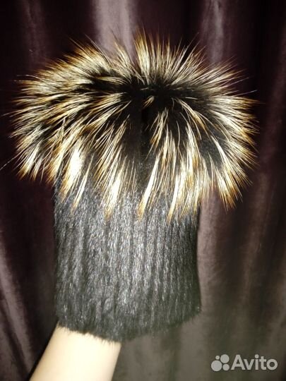Шапка женская меховая зимняя