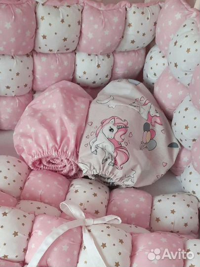 Детская простынь на резинке