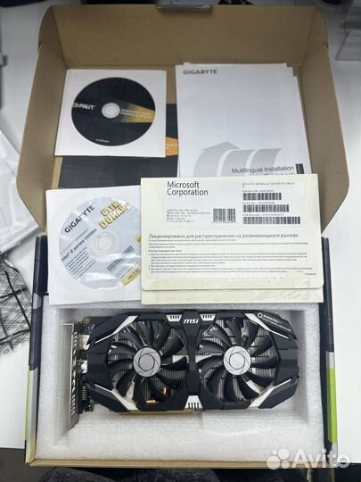 Видеокарта MSI gtx 1060 6gb