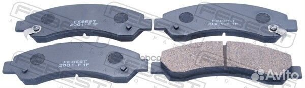 Колодки тормозные перед прав/лев 3001F1F Fe