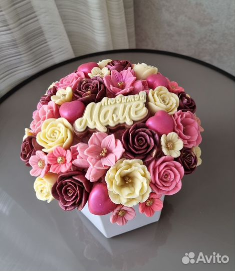 Букет цветов из шоколада