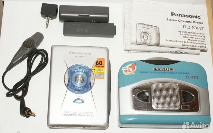 Кассетный плеер panasonic RQ-SX47 два плеера