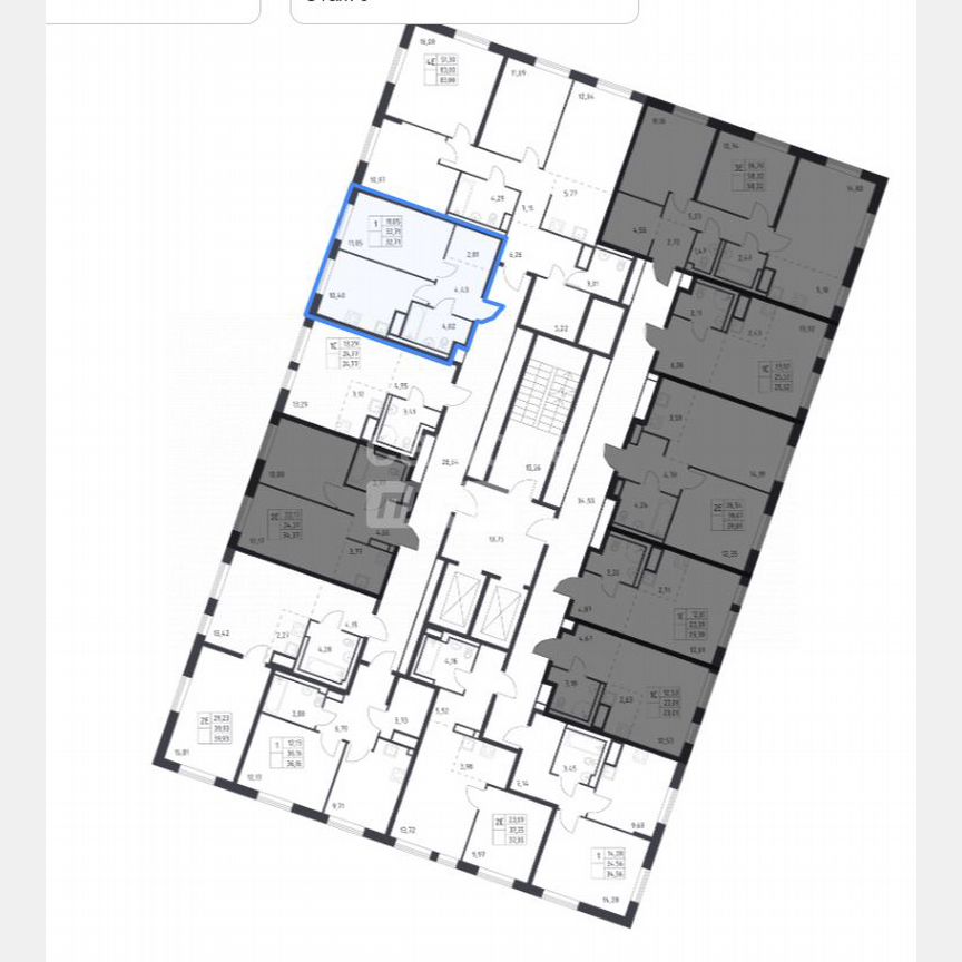 1-к. квартира, 32,7 м², 8/10 эт.