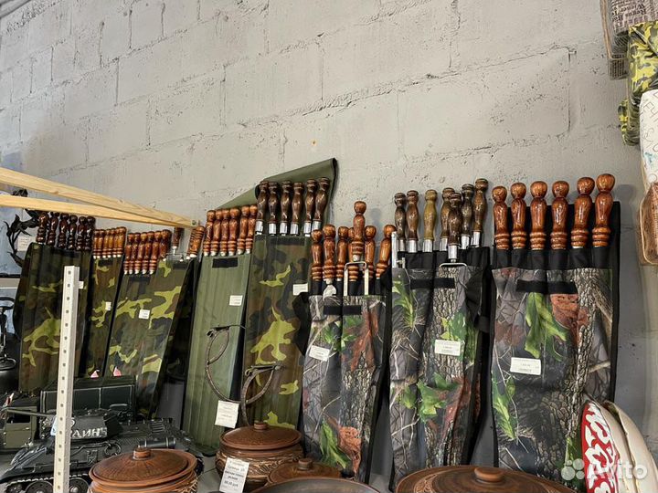 Шампура в наборе с колчаном чехлом