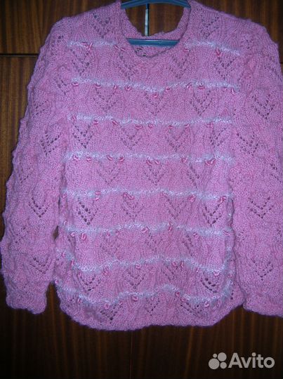 Новый джемпер из ангоры. Ручная работа