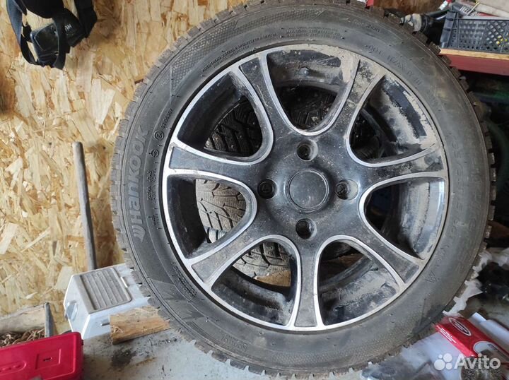 Колеса r 15 зимние с литыми дисками