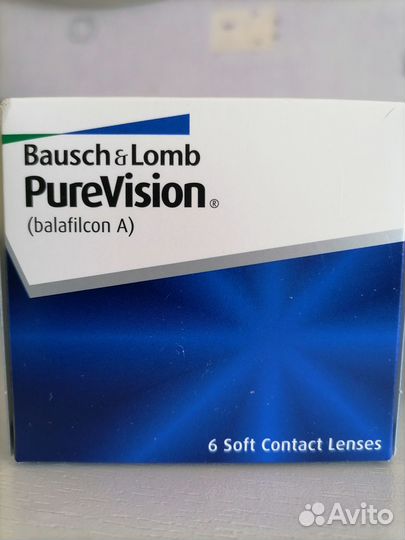 Линзы контактные Pure Vision D - 2.25, R 8.6