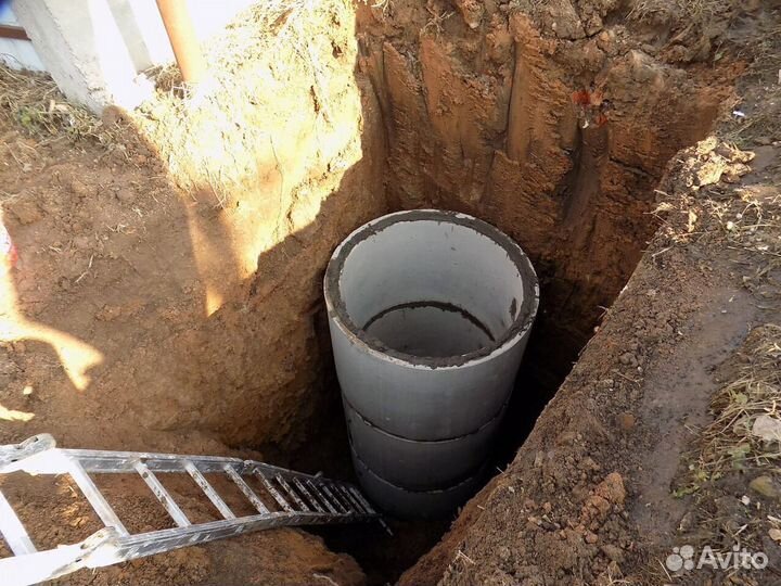 Кольца жби для бетонного септика и канализации