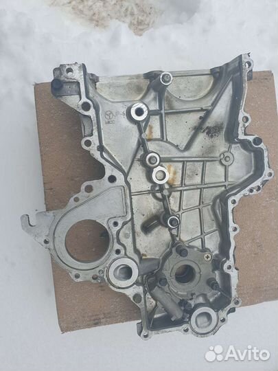 Передняя крышка двс Hyundai Kia масляный насос