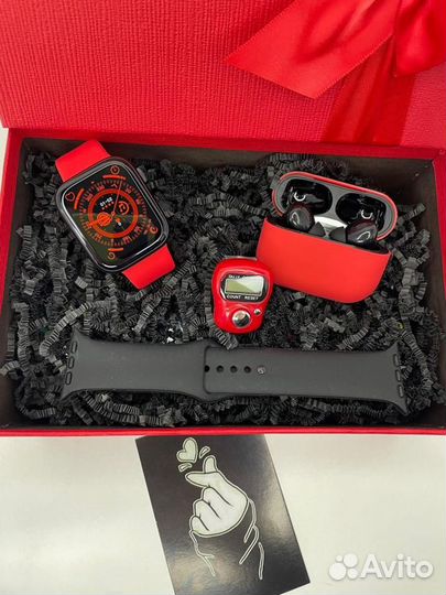 Смарт часы apple watch 8 Airpods 2 lux