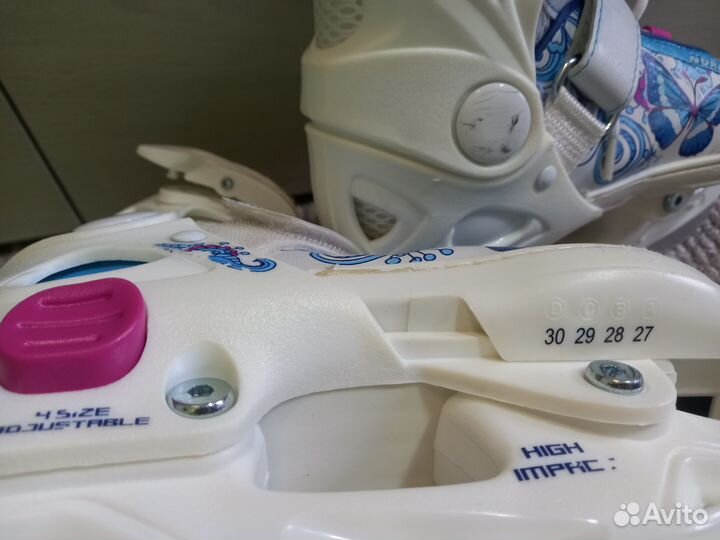 Коньки раздвижные р. 27-30