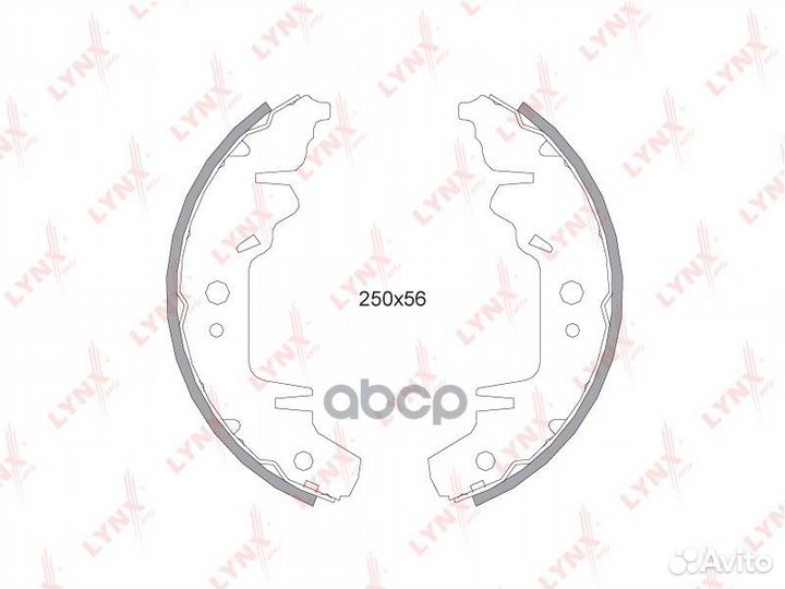 Колодки тормозные барабанные зад BS4401 LYN