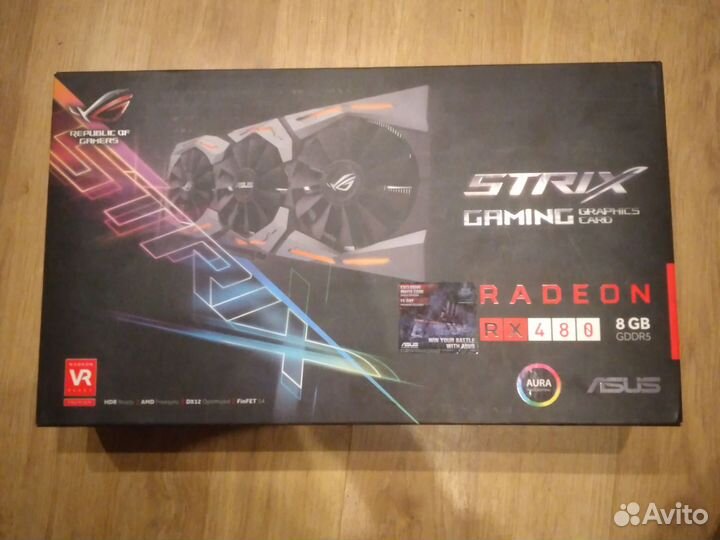Видеокарта rx 480 8gb